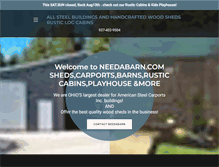 Tablet Screenshot of needabarn.com